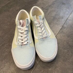 Vans Two-Tone Pastel Sneakers